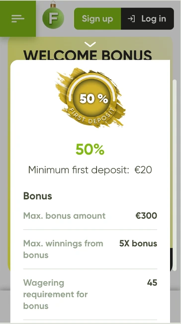 Fresh Casino bonuses